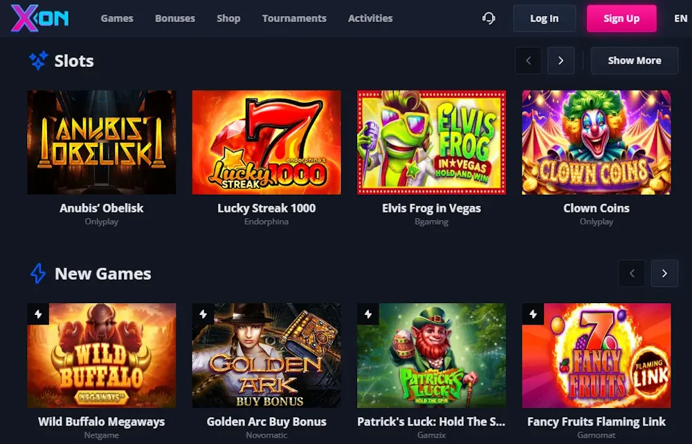 xonbet casino pokies spiele